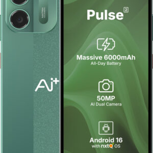 Ai+ Pulse 2 (Green, 64 GB) (4 GB RAM)