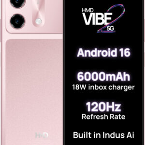 HMD Vibe2 5G (Peach Pink, 128 GB) (4 GB RAM)