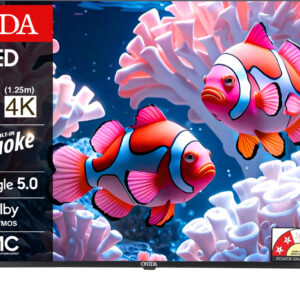 ONIDA Karaoke Series 126 cm (50 inch) QLED Ultra HD (4K) Smart TV