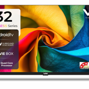 VW 80 cm (32 inches) Frameless Series HD Ready Android Smart LED TV VW32S