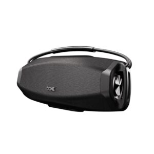 boAt Stone 510 Portable Bluetooth Speaker with 25W RMS Output, Up to 8 Hours Playtime, IPX5 Resistant, Type-C Charging, TWS Mode, Built-In Mic, Voice Assistant, Ergonomic Carry Handle (Midnight Black)