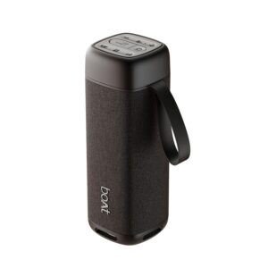 boAt 2026 Launch Stone Edge w/Bass Boost Mode, 45W Output, Up to 8 Hours Playtime, IPX5 Resistant, Type-C Charging, TWS Mode, Built-in Mic, Voice Assistant, Portable Bluetooth Speaker (Astro Black)