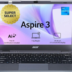 Acer Aspire 3 Intel Celeron Dual Core - (8 GB/512 GB SSD/Windows ...more
