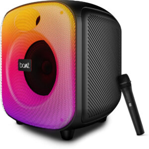 boAt Partypal 65 Pro, Wireless Karaoke Mic, 8H Battery, Bass Boos...more