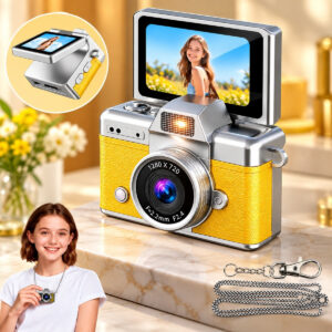 Norvex KIDS CAMERA Mini Digital 180 Flip Screen, HD Photo Video ...more
