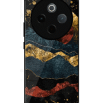 Zapvi Gold Painting View Glossy Metal Cover for Vivo T4 5G