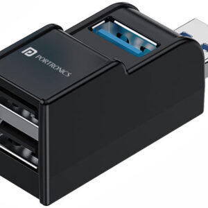 Portronics Mport 3A with 3 Ports (1 USB 3.0 + 2 X USB 2.0) with H...more