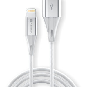 Portronics Lightning Cable 3 A 1 m Aluminum Foil Konnect B+ (Comp...more